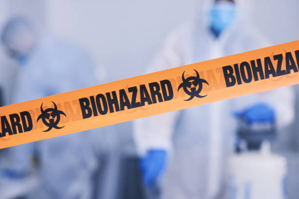 Professional Blood Cleanup technician working in Lilburn, GA